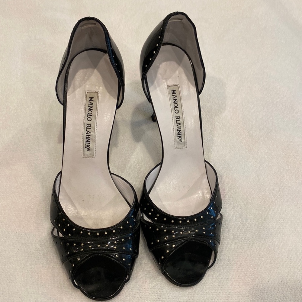 Manila Blahnik black heels size 37